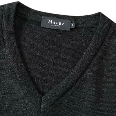 Top 10 ⌛ Maerz V-Pullover 490400/591 Merinowolle, Anthrazit meliert, Anthrazit 🧨 6 Top 10 ⌛ Maerz V-Pullover 490400/591 Merinowolle, Anthrazit meliert, Anthrazit 🧨 – Bild 4