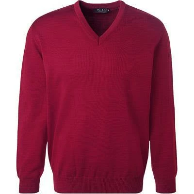 Billig ⭐ Maerz V-Pullover 490400/495 Merinowolle, Bordeaux, Dunkelrot 🛒 5 Billig ⭐ Maerz V-Pullover 490400/495 Merinowolle, Bordeaux, Dunkelrot 🛒 – Bild 3