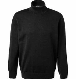 Billig 👍 Maerz Rollkragen-Pullover 490600/595 Rollkragenpullover, Merinowolle, Schwarz, Black ✔️